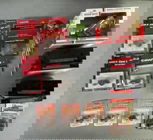 Group of Die-Cast Case Tractors and More