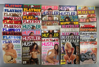 Group of 40+ Adult Magazines and More
