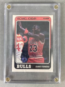 1988 Micheal Jordan Chicago Bulls Fleer Basketball Trading Card