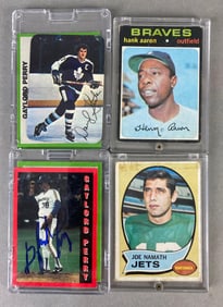 Group of 6 Iconic Sports Player Trading Cards