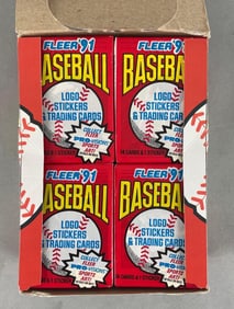 1991 Fleer Baseball Box of Sealed Packs