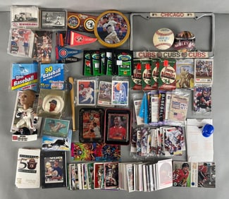 Group of Assorted Sports Cards and More