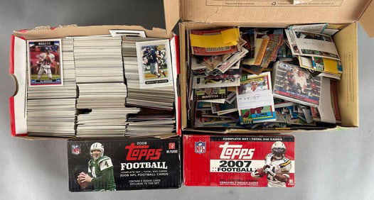 Group of Assorted Football and Baseball Cards