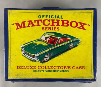 1968 Matchbox Series Deluxe Collectors Case with Die-Cast Vehicles