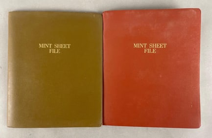 Group of Mint Sheet Files of U.S. Stamps
