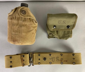 Group of 3 Vitnage US Army Equipment