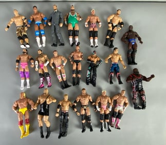 Group of WWE Wrestler Action Figures