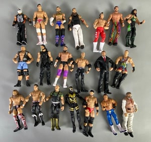 Group of WWE Wrestler Action Figures