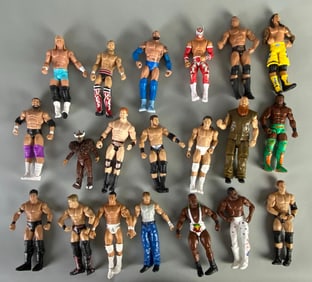 Group of WWE Wrestler Action Figures