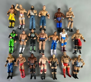 Group of WWE Action Figures