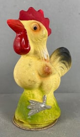 1930s German Chalk Rooster Candy Container