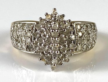 10K Gold Diamond Ring