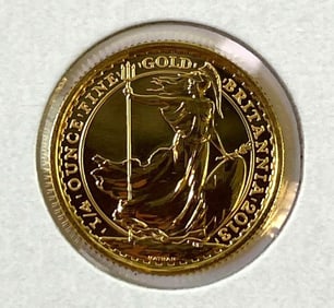 2013 UK Britannia 1/4 oz .9999 Fine Gold