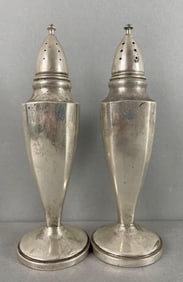 Pair of Weighted Sterling Silver Salt and Pepper Shakers