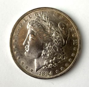 1884 US Peace Silver Dollar