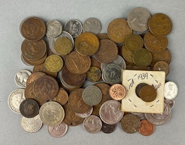 Group of Assorted Foreign Coins
