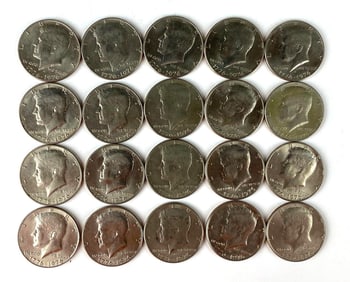 Group of (20)1976 Bicentennial Kennedy Half Dollars