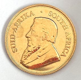 2000 South Africa 1/10 Krugerrand 1/10oz .999 Fine Gold Coin