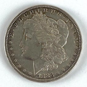 1883 US Morgan Silver Dollar