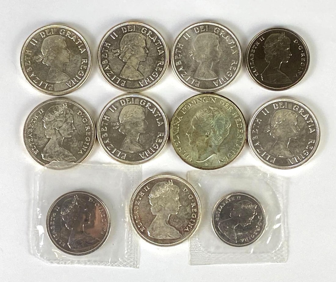 Group of Canadian Silver Dollars and More (1 of 2)
