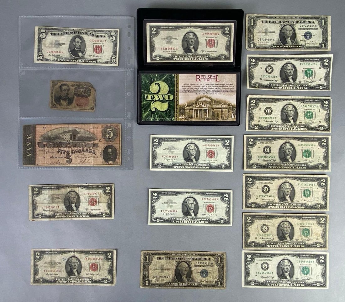 Group of US Paper Currency (1 of 2)