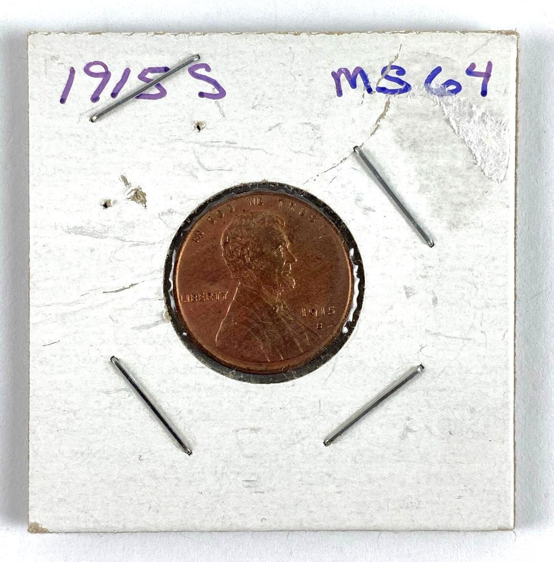 1915-S US Lincoln Wheat Cent (1 of 4)