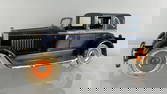 Scarce Antique Kingsbury Cabriolet Wind-Up Tin Town Car