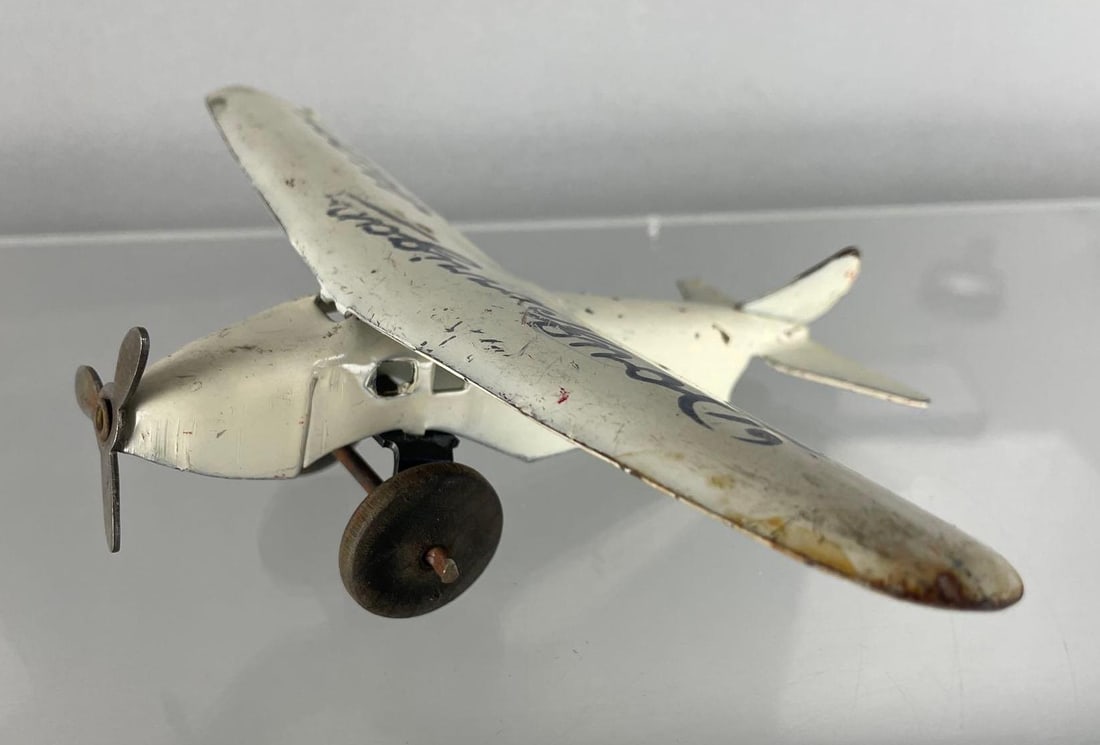 Vintage Doug Carrigan Jalopy Pressed Steel Plane (1 of 4)