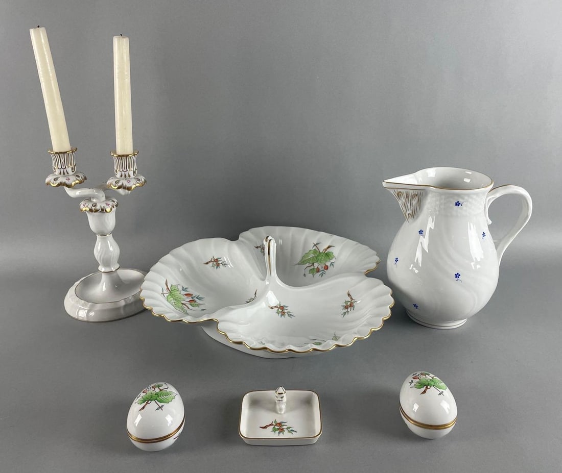Group of Herend Hand-Painted Porcelain Items (1 of 4)