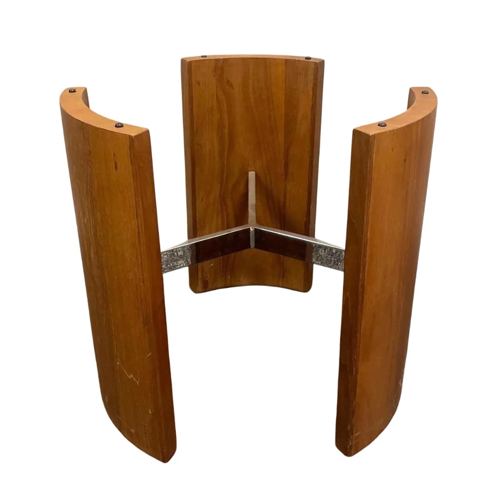 Vladimir Kagan Mid-Century Modern Round Glass Side Table Base (1 of 3)