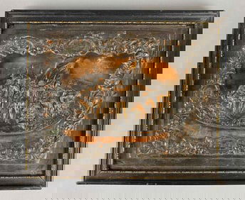 1893/1894 Chicago Worlds Fair Columbian Exposition Copper Relief Souvenir Plaque