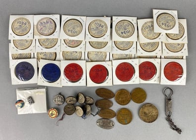 Group of Assorted 1933/34 Chicago Worlds Fair Items