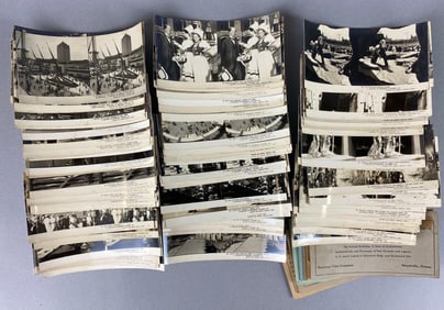 Large Group of 1933/34 Chicago Worlds Fair Stereoviews