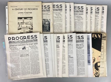 Group of 1933/34 Chicago Worlds Fair Bulletins and More