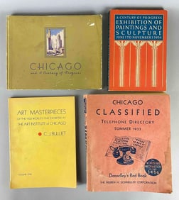 Group of 4 1933/34 Chicago Worlds Fair Books