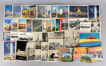 Group of 1933/34 Chicago Worlds Fair A Century of Progress Ephemera
