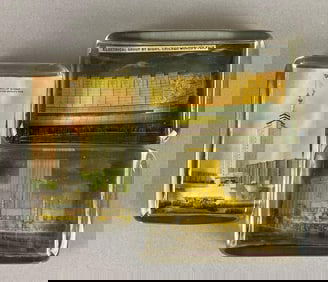Group of 3 1933/34 Chicago Worlds Fair Glass Paperweights