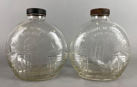 Group of Two 1933/34 Chicago Worlds Fair A Century of Progress Bottles