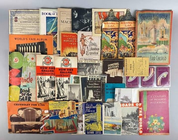 Group of 1933/34 Chicago Worlds Fair Worlds Fair Ephemera