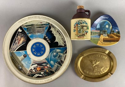 Group of Various World Exposition Souvenirs