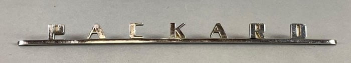 Vintage Packard Metal Car Emblem