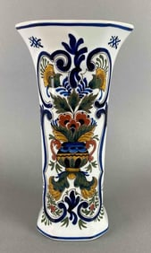 Koninklijke Porceleyne Fles Porcelain Floral Vase