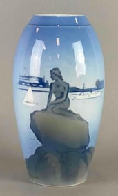 Bing & Grondahl Royal Copenhagen Little Mermaid Porcelain Vase