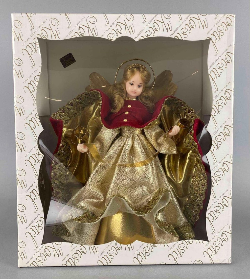 Koestel German Wax Angel Christmas Tree Topper (1 of 2)