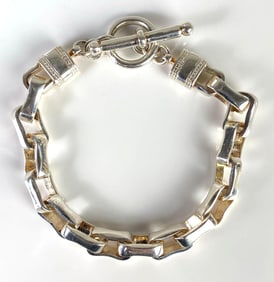 Tiffany and Co. Sterling Silver Chunky Chain Link Bracelet