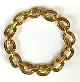 Sterling Silver Vermeil Layered Link Bracelet