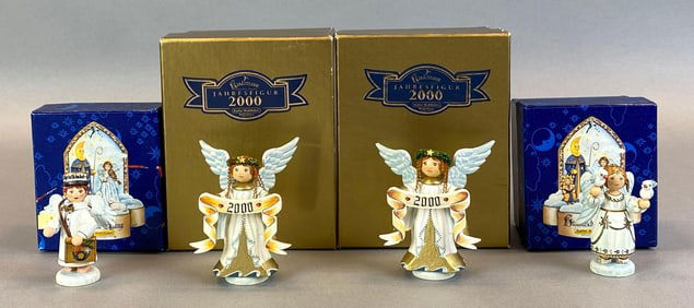 Group of 4 German Kindertraum Limited Edition Kathe Wohlfahrt Figurines