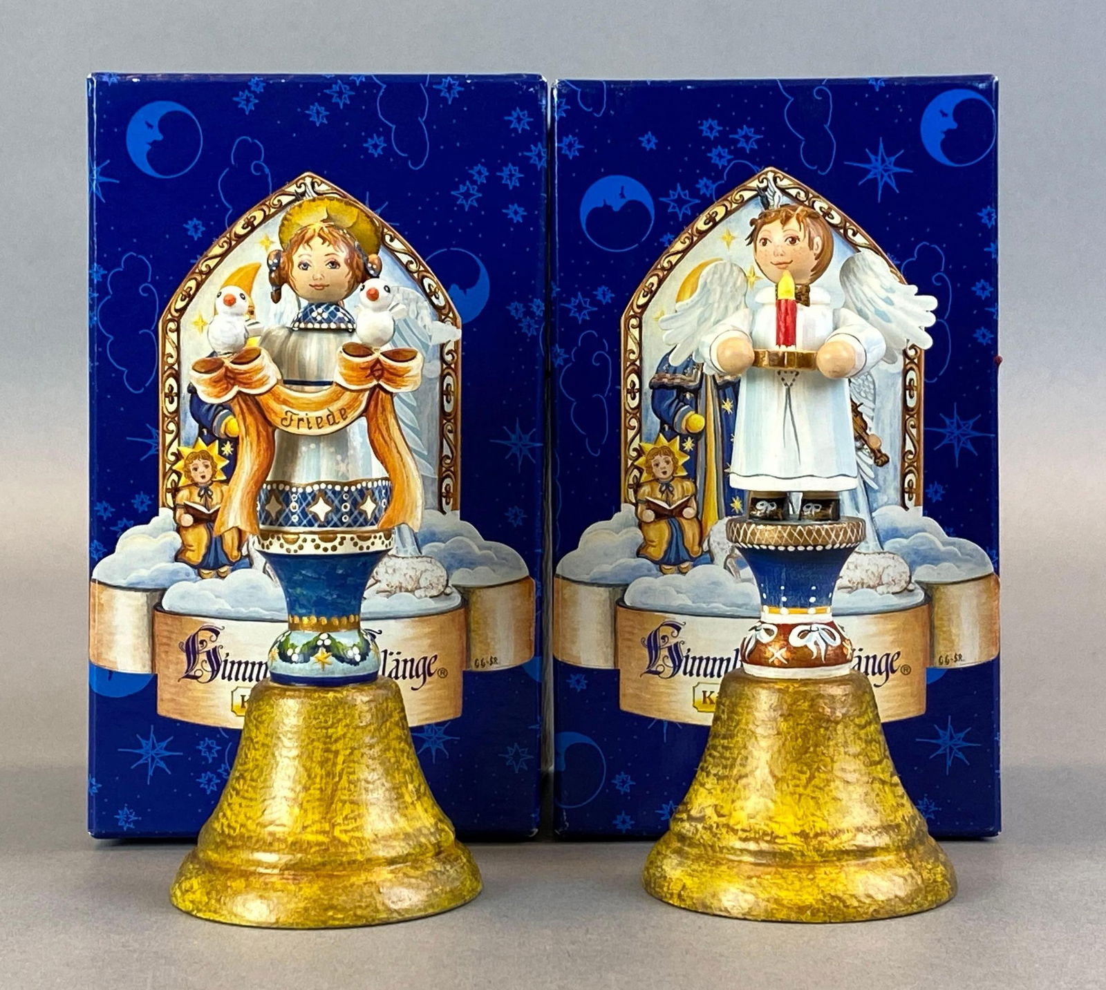 Group of 2 Himmlische Klänge Limited Edition German Figurines Bells (1 of 5)