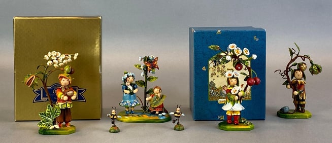 Group of Limited Edition Kathe Wohlfahrt German Figurines