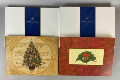 Group of 12 Pimpernel Christmas Placemats